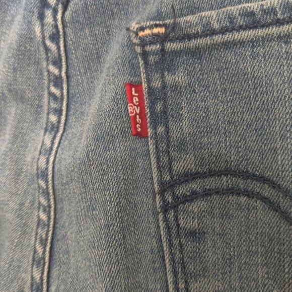 Levi's Mid-Rise Southwest Aztec Embroidered Tuxedo Stripe Skinny Jeans Sz 29 - Picture 10 of 16